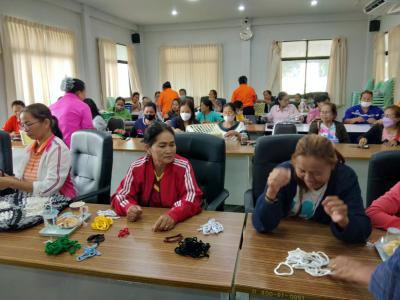โครงการส่งเสริมอาชีพของกลุ่มสตรีแม่บ้านตำบลภูหลวงฯ ประจำปีงบประมาณ 2566