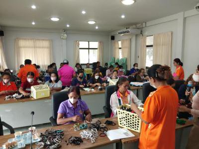 โครงการส่งเสริมอาชีพของกลุ่มสตรีแม่บ้านตำบลภูหลวงฯ ประจำปีงบประมาณ 2566