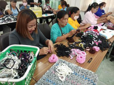 โครงการส่งเสริมอาชีพของกลุ่มสตรีแม่บ้านตำบลภูหลวงฯ ประจำปีงบประมาณ 2566