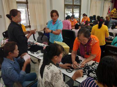 โครงการส่งเสริมอาชีพของกลุ่มสตรีแม่บ้านตำบลภูหลวงฯ ประจำปีงบประมาณ 2566