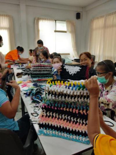 โครงการส่งเสริมอาชีพของกลุ่มสตรีแม่บ้านตำบลภูหลวงฯ ประจำปีงบประมาณ 2566