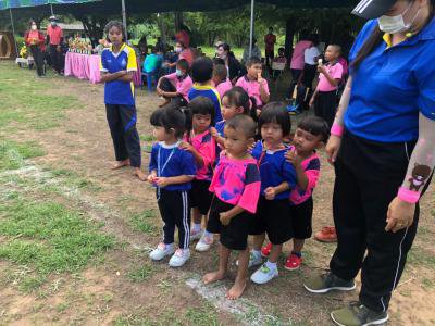 การแข่งขันกีฬาสีภายใน ประจำปี 2565 ศพด.สังกัด อบต.ภูหลวง
