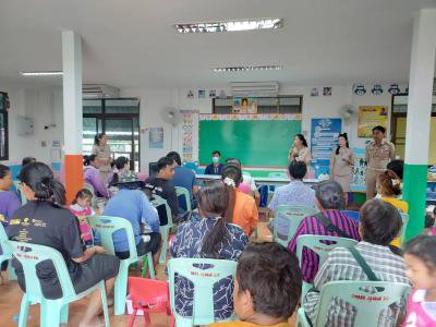 ประชุมผู้ปกครองศูนย์พัฒนาเด็กเล็กโรงเรียนบ้านหนองนกเขียน ภาคเรียนที่ 1/2566