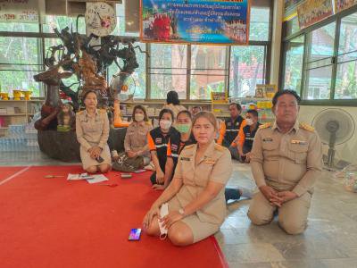 ทอดกฐินช่วยเหลือผู้ประสบเหตุวาตภัย บ้านปอแดง หมู่ 4
