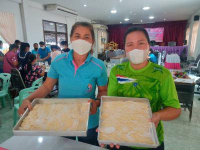 โครงการส่งเสริมอาชีพของกลุ่มสตรีแม่บ้านตำบลภูหลวงฯ ประจำปีงบประมาณ 2565