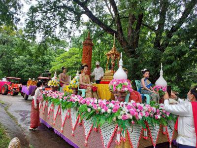โครงการจัดงานประเพณีแห่เทียนเข้าพรรษาตำบลภูหลวง ประจำปี 2565