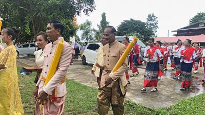 โครงการจัดงานประเพณีแห่เทียนเข้าพรรษาตำบลภูหลวง ประจำปี 2565
