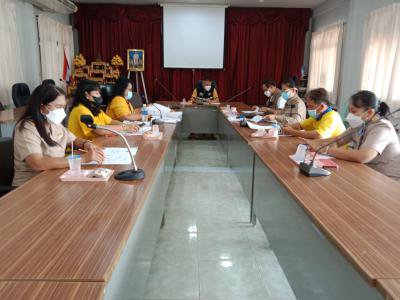 ประชุมคณะกรรมการสนับสนุนการจัดทำแผนพัฒนาฯ (7 มี.ค.65)