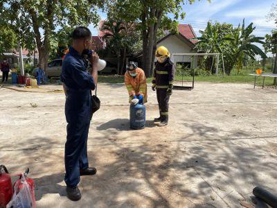 โครงการฝึกอบรมให้ความรู้เกี่ยวกับการป้องกันและระงับอัคคีภัยฯ