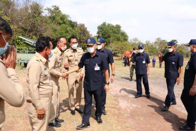 ร่วมต้อนรับผู้บัญชาการหน่วยบัญชาการทหารพัฒนาฯ