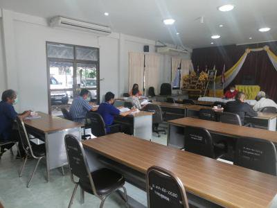 รับฟังการประชุมระบบ Zoom  การเลือกตั้งท้องถิ่นฯ