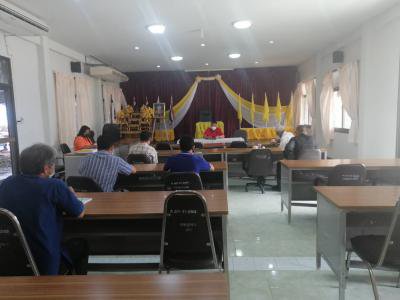 รับฟังการประชุมระบบ Zoom  การเลือกตั้งท้องถิ่นฯ