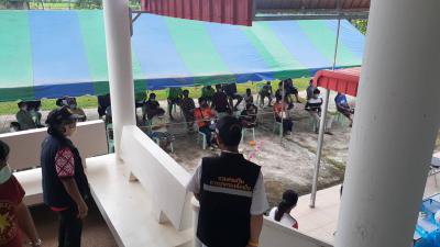 อบต.ภูหลวงร่วมสนับสนุนตรวจคัดกรองกลุ่มเสี่ยงฯ