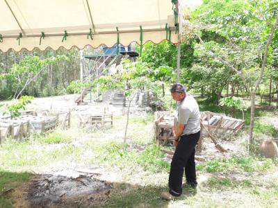 จัดเตรียมศูนย์พักคอย อบต.ภูหลวง