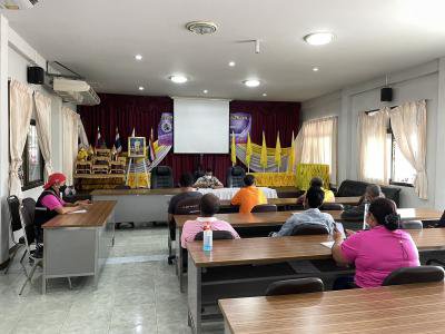ประชุมซักซ้อมการปฏิบัติหน้าที่จุดกักตัวฯ