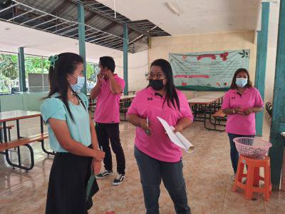 ตรวจติดตามการดำเนินงานโครงการอาหารกลางวันฯ