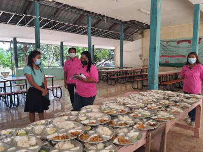 ตรวจติดตามการดำเนินงานโครงการอาหารกลางวันฯ