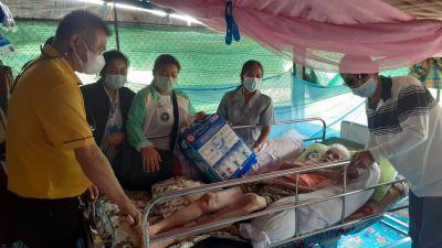 ตรวจเยี่ยมผู้ป่วยติดเตียงฯ