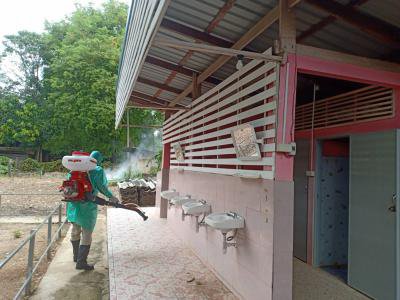 พ่นยาฆ่าเชื้อโรคโรงเรียน , ศพด.ในเขตตำบลภูหลวง