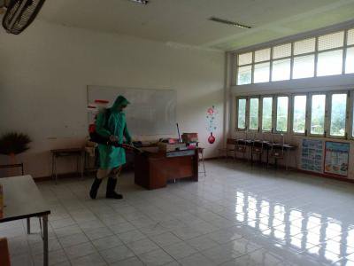 พ่นยาฆ่าเชื้อโรคโรงเรียน , ศพด.ในเขตตำบลภูหลวง