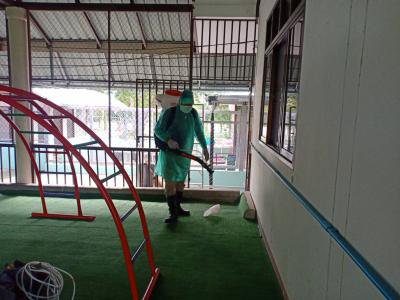 พ่นยาฆ่าเชื้อโรคโรงเรียน , ศพด.ในเขตตำบลภูหลวง
