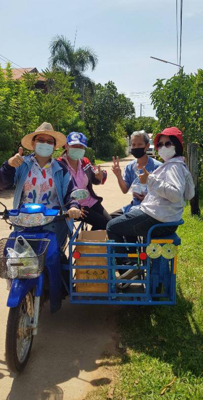 เดินรณรงค์แนะนำการรับวัคซีนป้องกันโรคโควิด-19ฯ