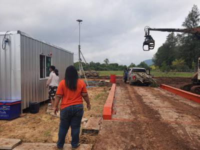 ตรวจสอบถนนกรณีชาวบ้านร้องเรียนฯ