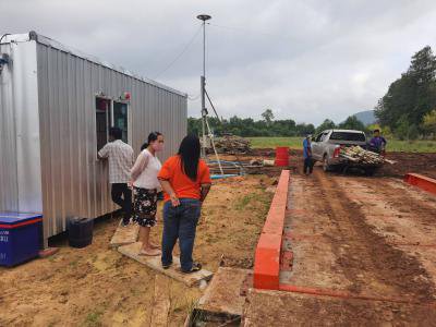 ตรวจสอบถนนกรณีชาวบ้านร้องเรียนฯ