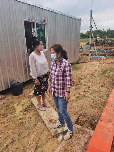 ตรวจสอบถนนกรณีชาวบ้านร้องเรียนฯ
