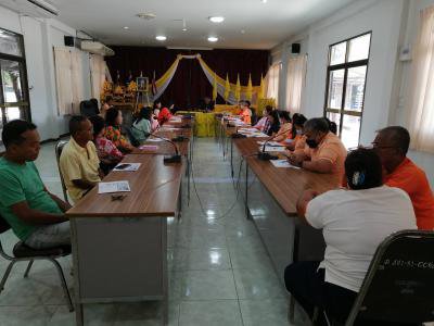 ประชุมประจำเดือนพนักงาน,พนักงานจ้าง ประจำเดือน เมษายน 2564