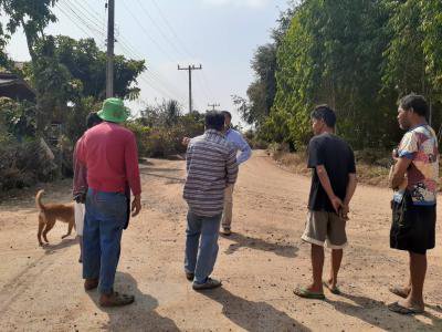 ลงพื้นที่แก้ไขปัญหาฝุ่นละอองฯ