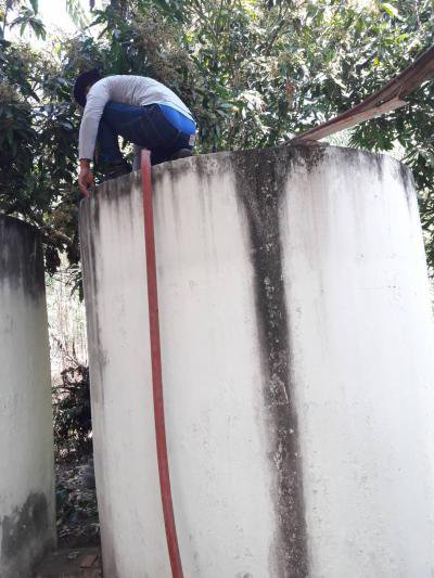 ส่งน้ำเพื่อบรรเทาความเดือดร้อนของประชาชนฯ