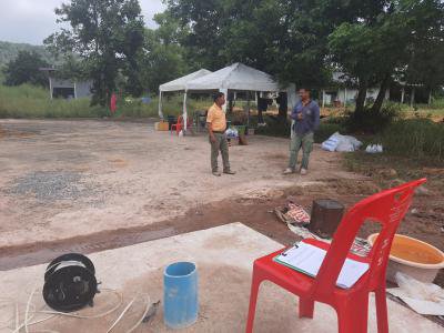 ดูงานเจาะน้ำบาดาล บ้านหลุมเงิน ม.5