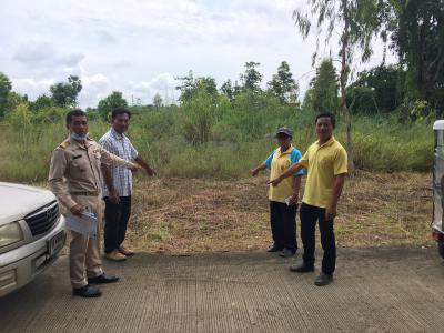 ลงพื้นที่ตรวจสอบพื้นที่เจาะบ่อบาดาลโซลาเซลล์