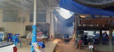ควบคุมโรคไข้เลือดออก บ้านหนองกระทุ่ม หมู่ 3