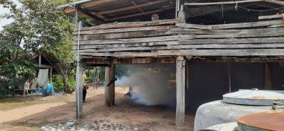 ควบคุมโรคไข้เลือดออก บ้านหนองกระทุ่ม หมู่ 3
