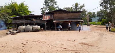 ควบคุมโรคไข้เลือดออก บ้านหนองกระทุ่ม หมู่ 3