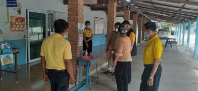 ตรวจเบี่ยมโครงการป้องกันโรคโควิด-19ฯ