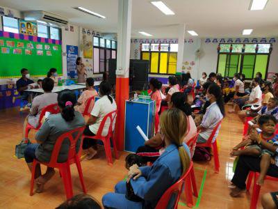 ประชุมผู้ปกครอง ศพด.ร.ร.บ้านหนองนกเขียนฯ
