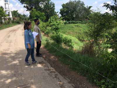 ลงพื้นที่รางวัดสะรน้ำบ้านหนองกกฯ