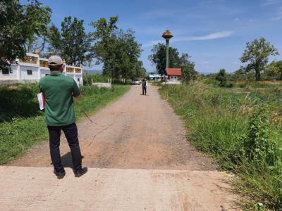 กองช่างออกสำรวจโครงการตามแผน ปี 64ฯ