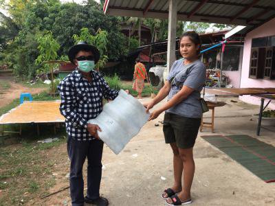 มอบสิ่งของช่วยเหลือเหตุวาตภัยฯ