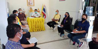 ประชุมจัดทำแผนเผ้าระวังการแพร่ระบาดของโรคโควิด-19