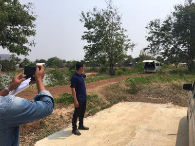 กองช่างออกสำรวจพิกัดขุดเจาะบ่อบาดาลฯ