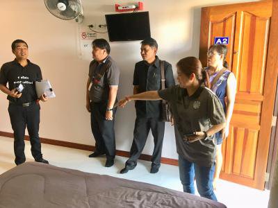 กองช่างตรวจสอบอาคาร  ห้องเช่าฯ