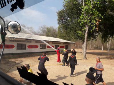 ซ้อมแผนอพยพและระงับอัคคีภัยฯ