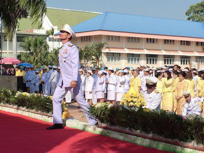 ร่วมพิธีเนื่องในวินคล้ายวันพระราชสมภพของพระบาทสมเด็จพระบรมชนกาธิเบศวร มหาภูมิพลอดุลยเดชมหาราชฯ