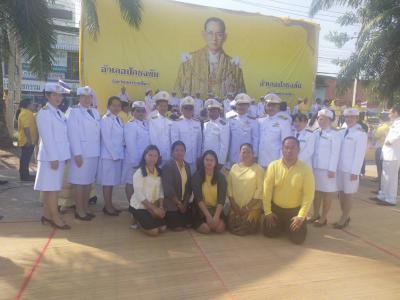 ร่วมพิธีเนื่องในวินคล้ายวันพระราชสมภพของพระบาทสมเด็จพระบรมชนกาธิเบศวร มหาภูมิพลอดุลยเดชมหาราชฯ