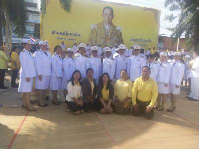 ร่วมพิธีเนื่องในวินคล้ายวันพระราชสมภพของพระบาทสมเด็จพระบรมชนกาธิเบศวร มหาภูมิพลอดุลยเดชมหาราชฯ