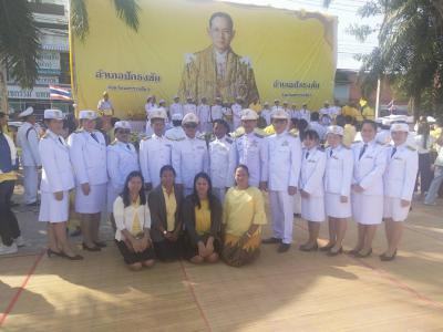 ร่วมพิธีเนื่องในวินคล้ายวันพระราชสมภพของพระบาทสมเด็จพระบรมชนกาธิเบศวร มหาภูมิพลอดุลยเดชมหาราชฯ